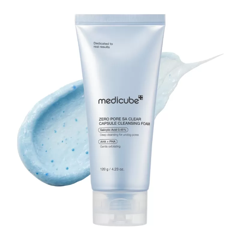 Limpiador Facial Medicube Zero Pore Sa Clear Capsule Cleansing Foam - 120g