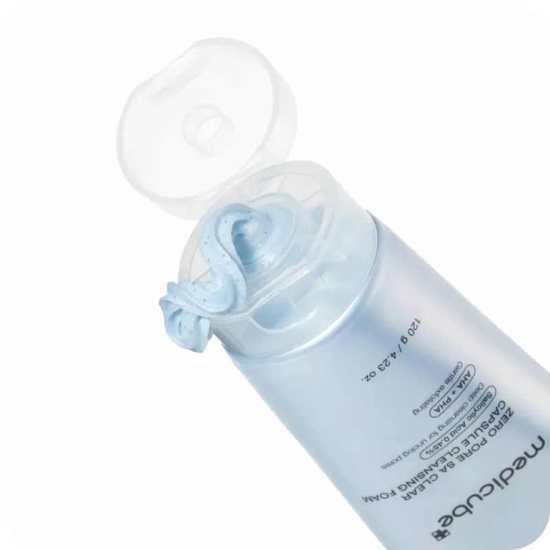 Limpiador Facial Medicube Zero Pore Sa Clear Capsule Cleansing Foam - 120g