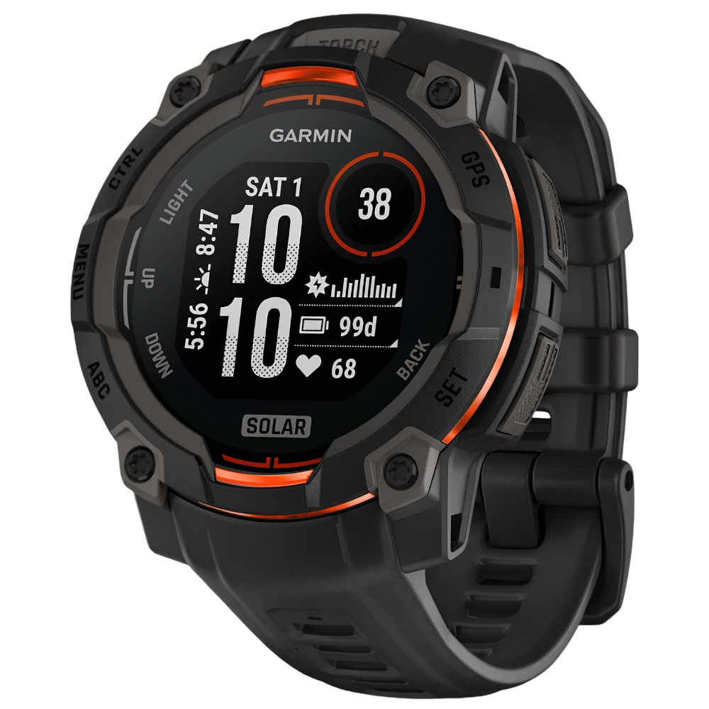 Reloj GPS Garmin Instinct 3 Solar 50mm - Black (010-02935-00)