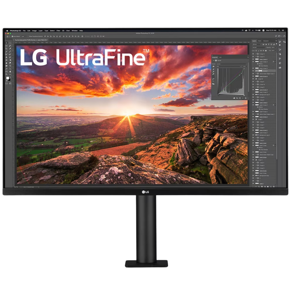 Monitor LG UltraFine 32" 32UN880K-B Ergo IPS 4K UHD 60Hz