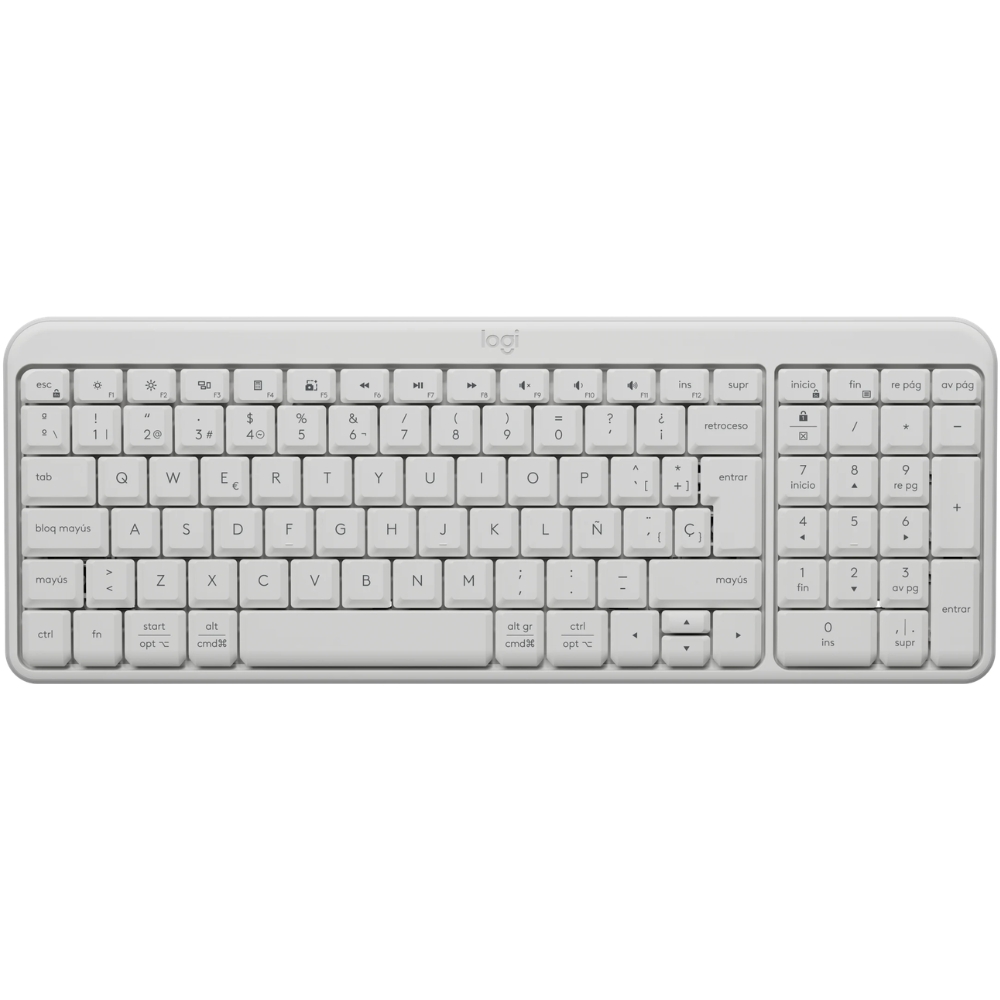 Teclado Logitech Bluetooth K250 - White (Español)