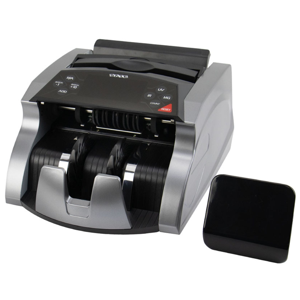 Contador &amp; Detector de Billetes Sate A-BC1101 2V - Black/Silver