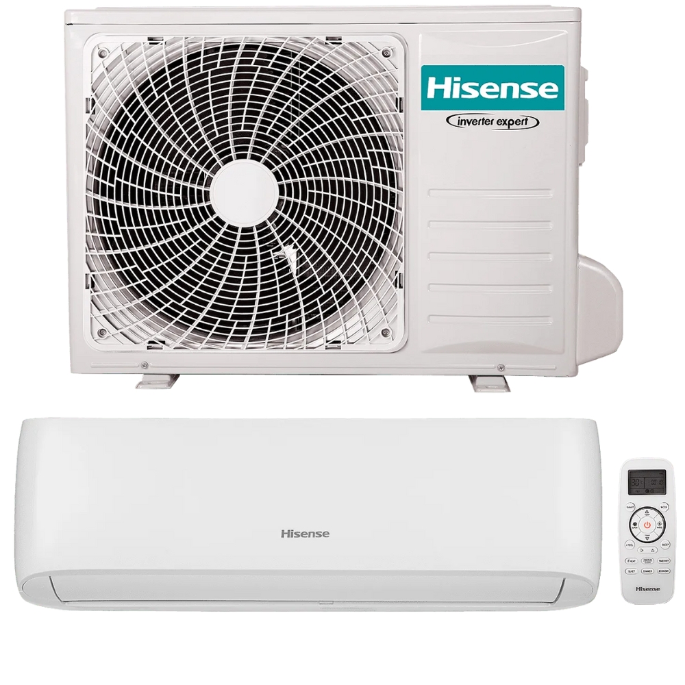 Aire Acondicionado Hisense AS-12UW4SYRC Inverter 12.000BTU Wi-Fi 220V/50Hz - White