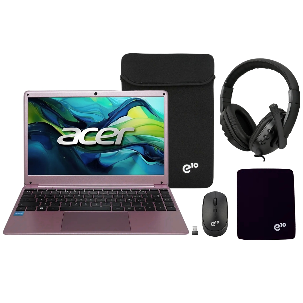 Notebook Acer Gadget E10 ETBook SE CWI514 14" Intel Celeron N4020 8/256GB W11 - Rose