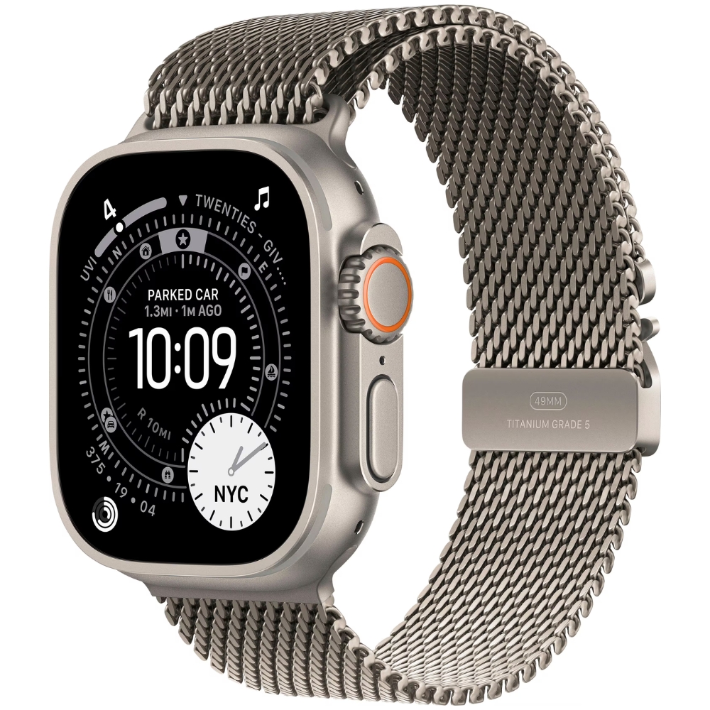 Apple Watch Ultra 3 MEWW4LW/A 49mm (GPS+Celular) - Natural Titanium Milansese Loop