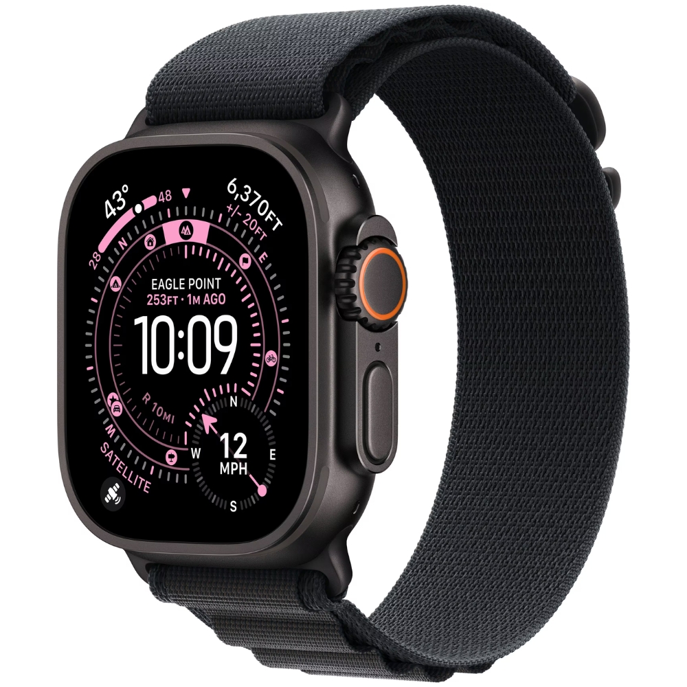 Apple Watch Ultra 3  MF0Q4LW/A 49mm (GPS+Cellular) - Black Titanium/Black Alpine Loop