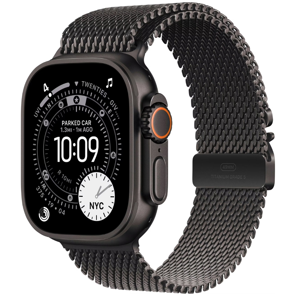 Apple Watch Ultra 3 MF1T4LW/A 49mm (GPS+Cellular) - Black Titanium Milanese Loop
