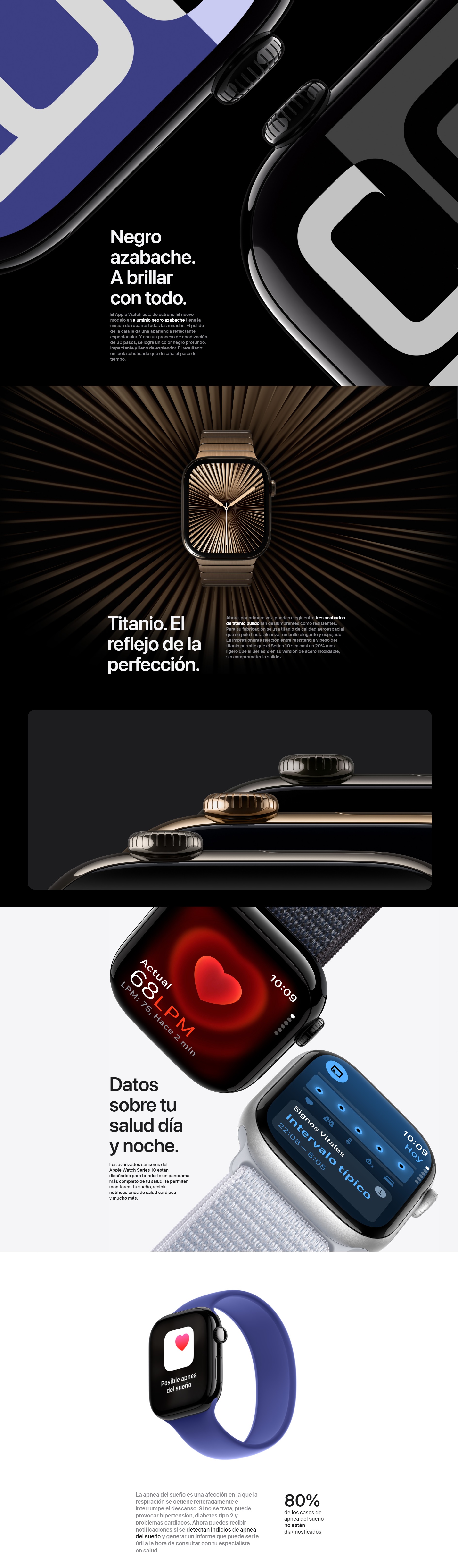 Apple Watch Series 10 MWWT3LW/A 46mm GPS Aluminum Rose Gold