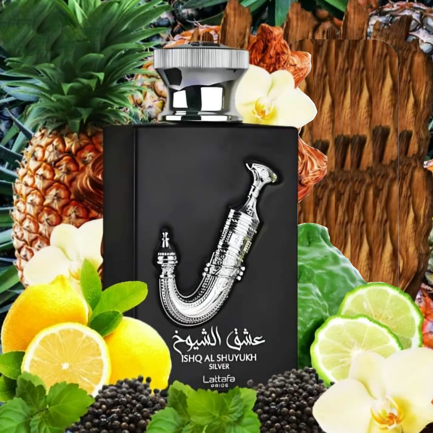 Perfume Lattafa Pride Ishq Al Shuyukh Silver EDP Unisex - 100ml