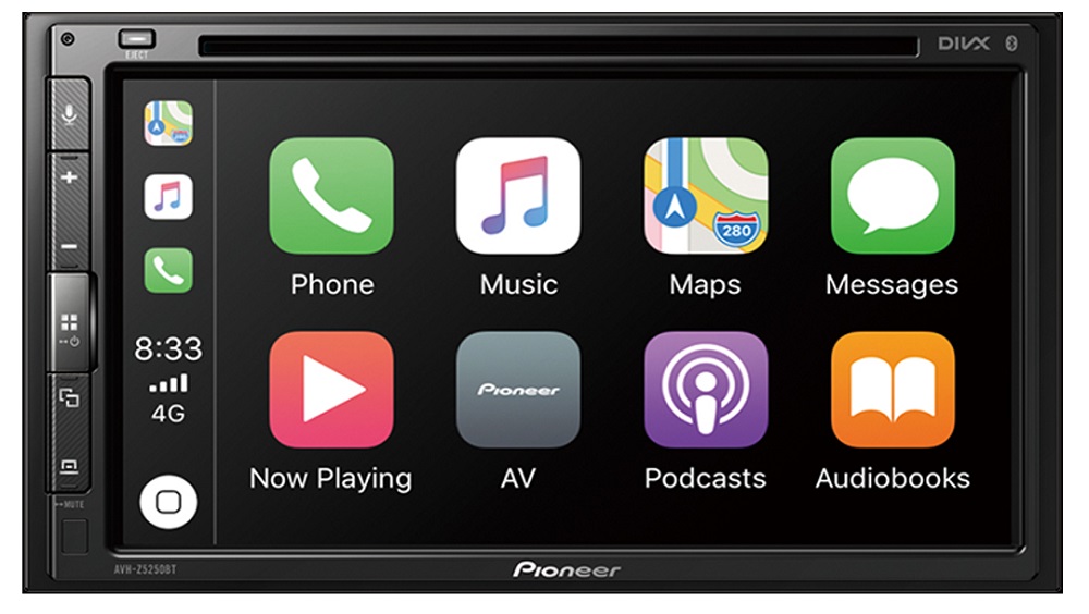 Toca DVD Pioneer AVH-Z5250TV 6.8" Bluetooth/USB/TV ISDB-T - Negro