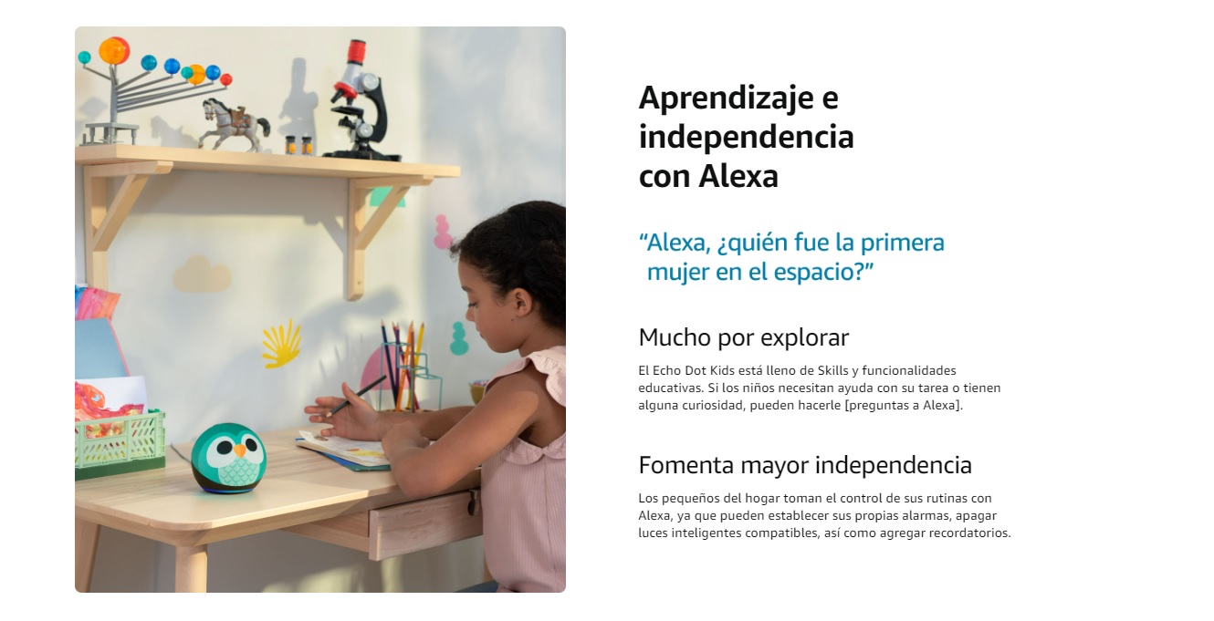 Speaker Amazon Echo Dot Kids 5ª Generación With Alexa Owl (Caja Fea)