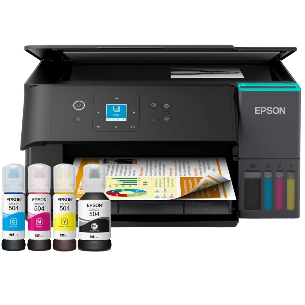 Impresora Multifuncional Epson EcoTank L4360 Wi-Fi 2V - Black
