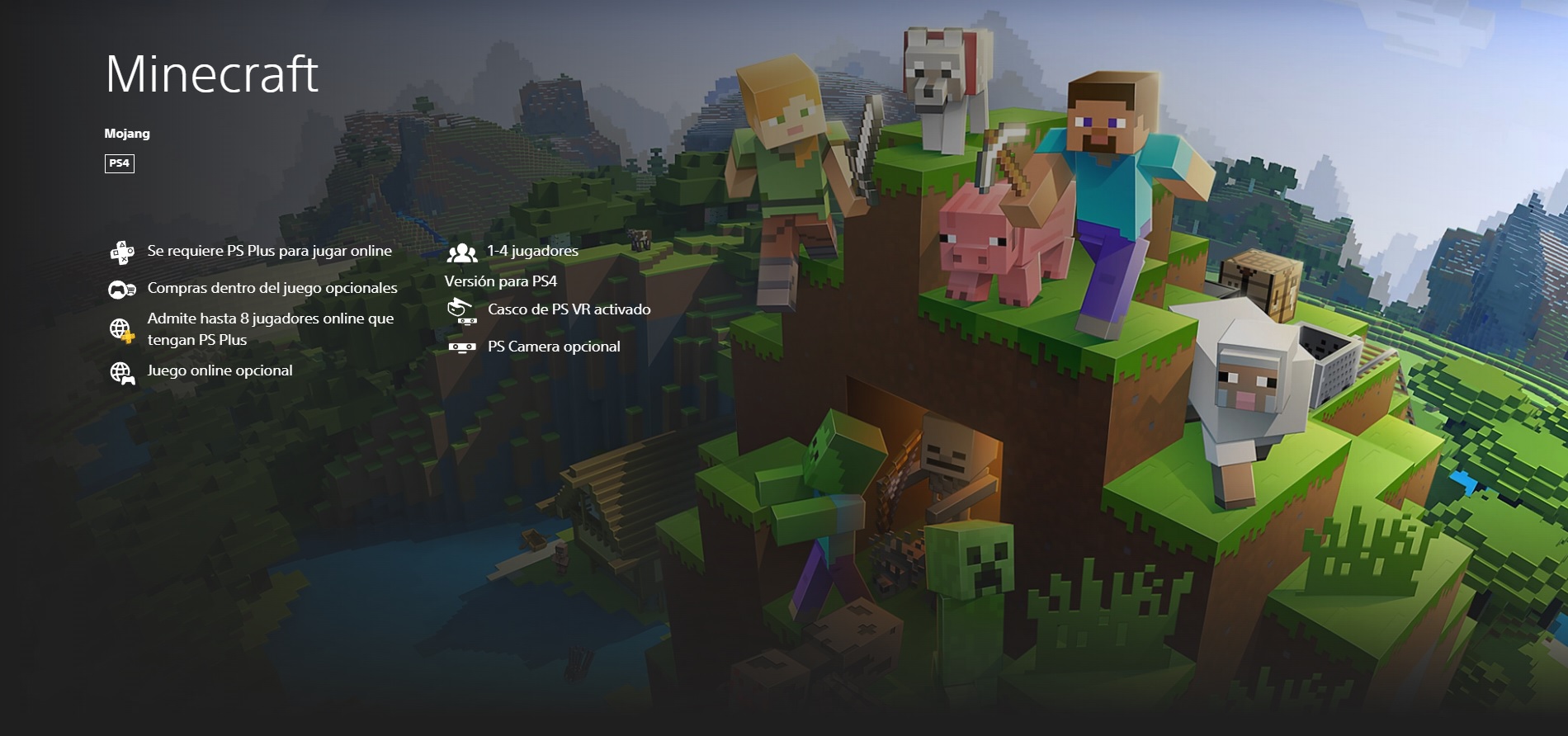 Jogo Minecraft - PS4 com desconto de % no Paraguai