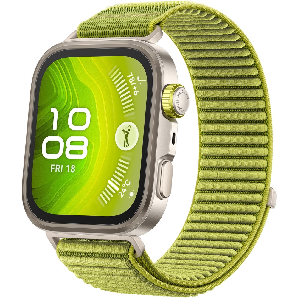 Reloj Smart Huawei Watch Fit 4 Pro SYA-B29 - Titanium/Green Nylon