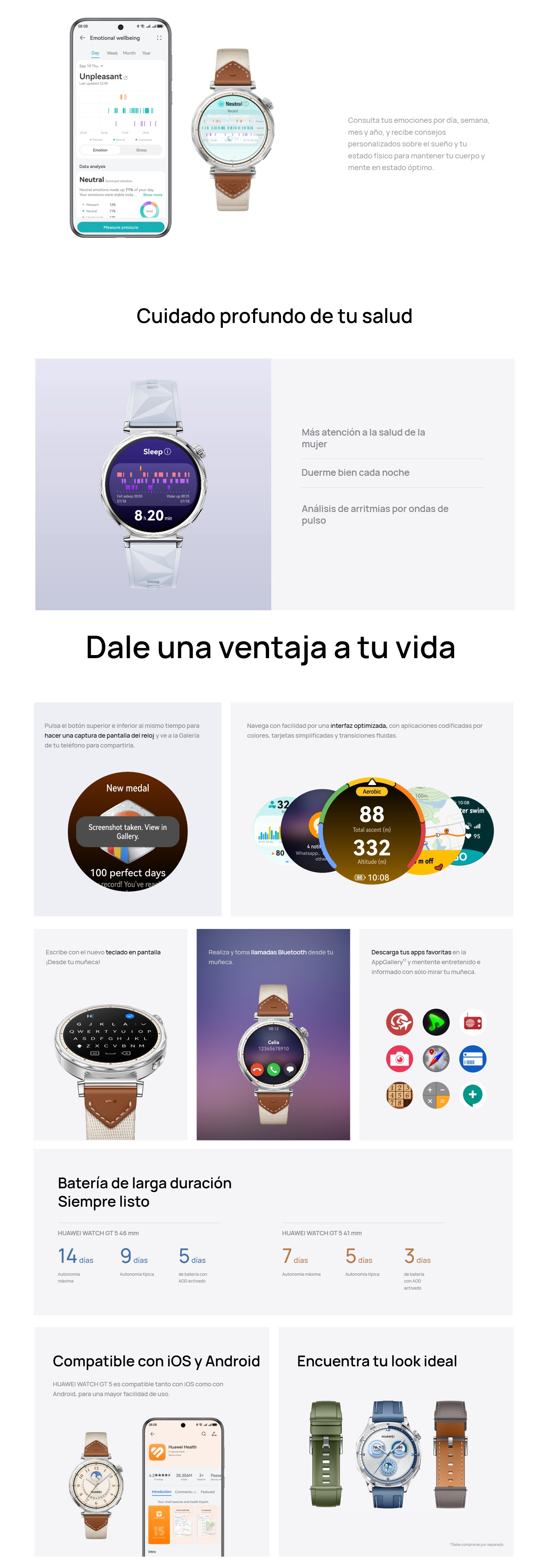Huawei Watch GT 5 - Bienestar emocional