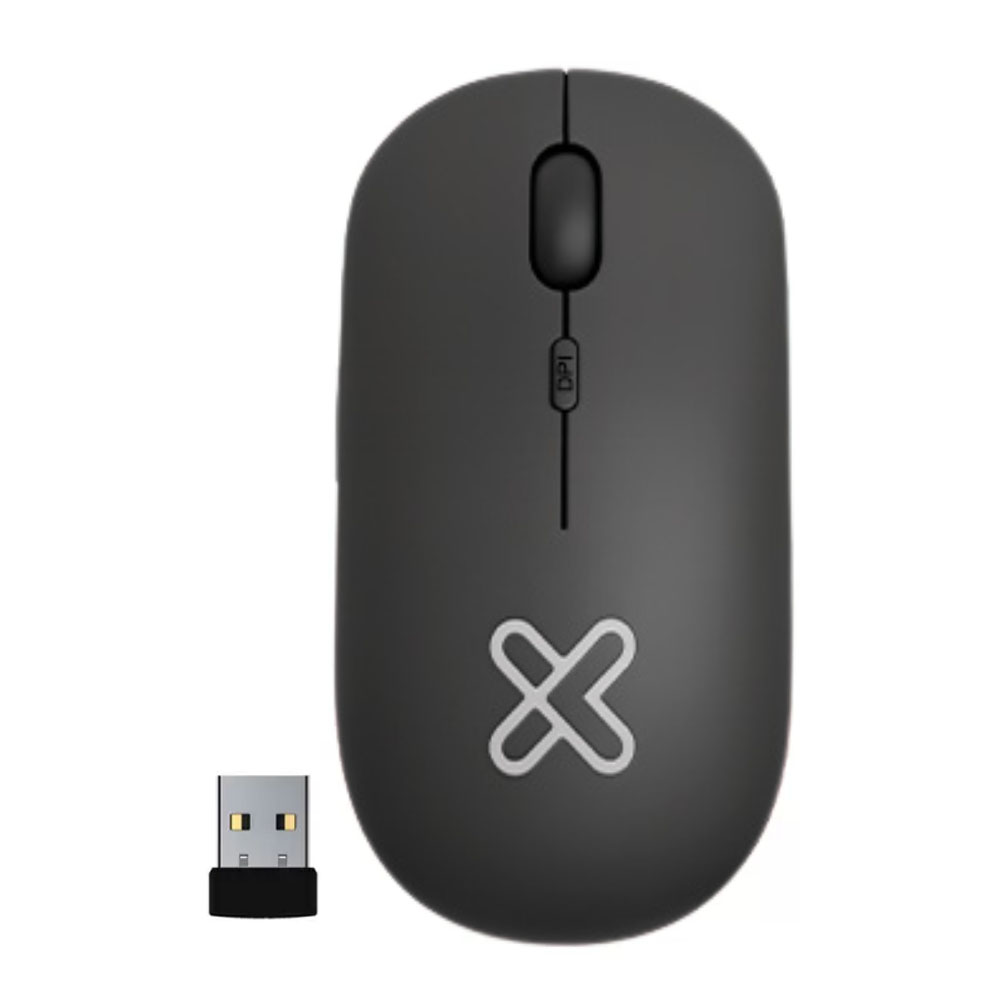 Mouse Wireless Klip Xtreme SlimSurfer KMW-415BK Silencioso - Black
