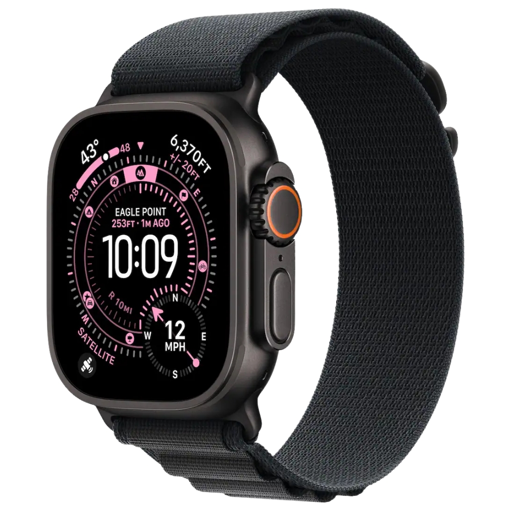 Apple Watch Ultra 3 MF0X4LW/A 49mm (GPS+Celular) - Black Titanium/Black Alpine Loop