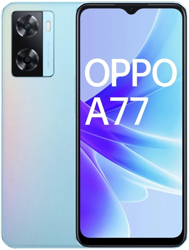 OPPO A77 易しく ブルー CPH2385