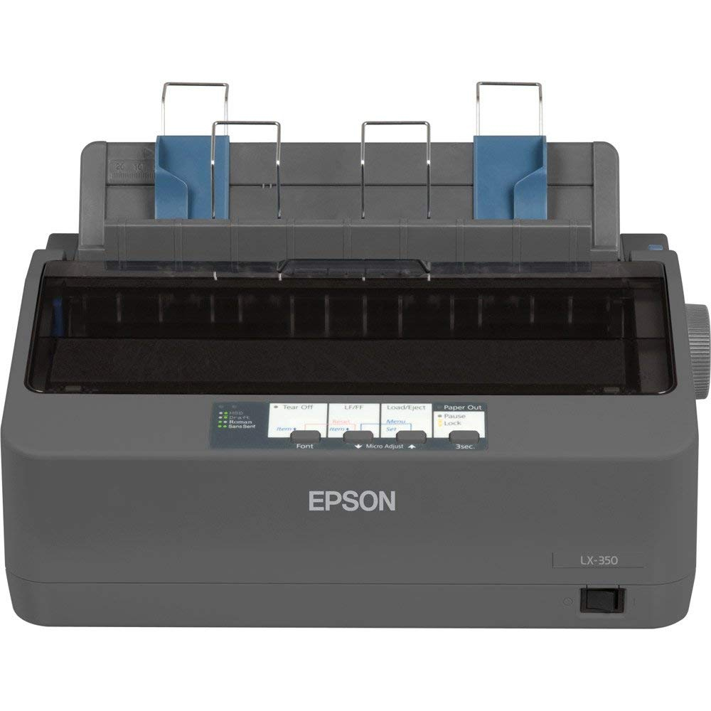 Impresora Matricial Epson LX-350 Paralelo 2V - Gris Oscuro