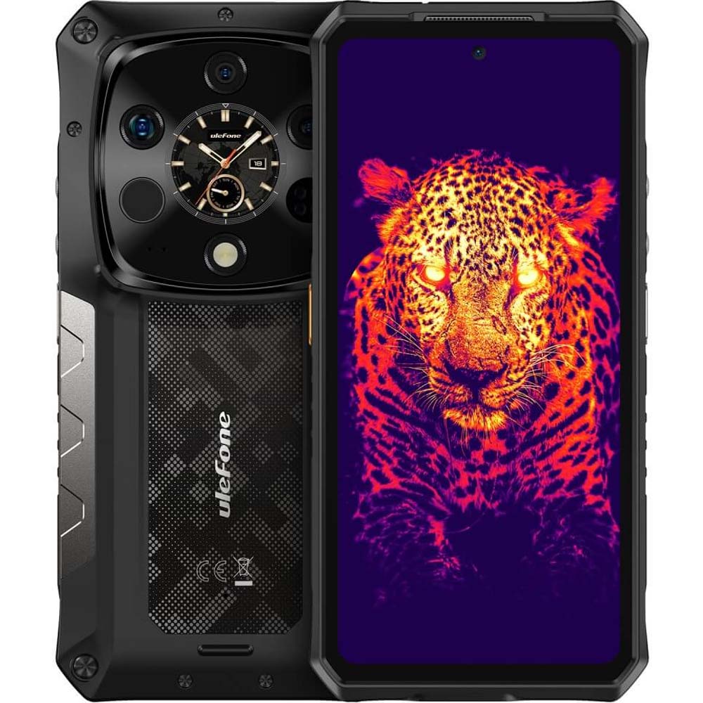 Rugged Smartphone Ulefone Armor 28 Ultra Thermal Version DS 5G NFC 6.67&quot; 16GB/1TB - Epic Black