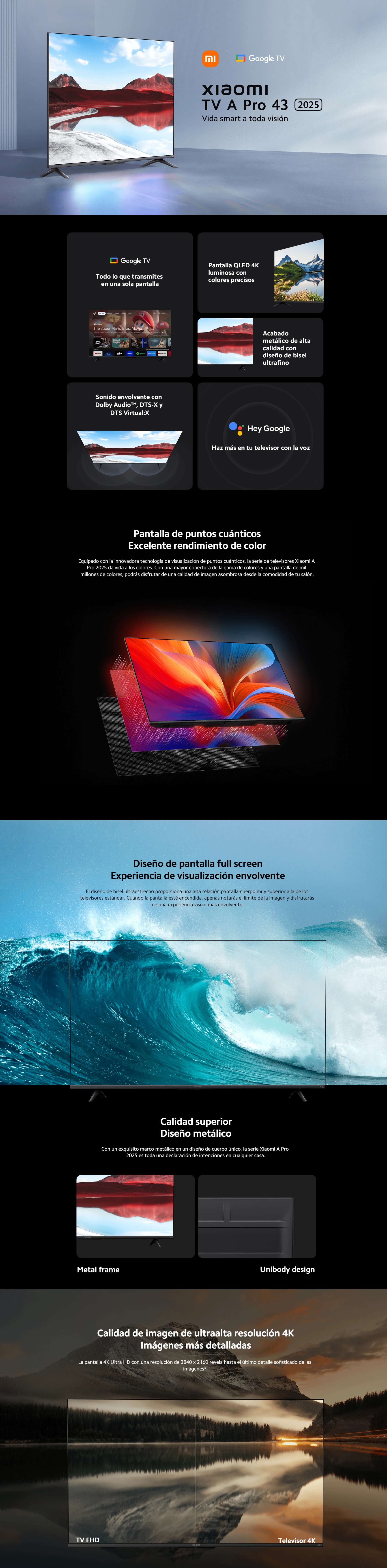 Xiaomi Smart TV LED de 43